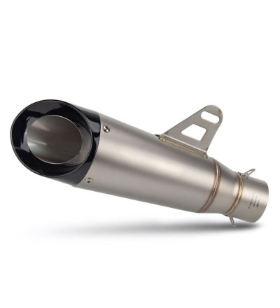 Escape universal tipo SC - Titanium (SIN LOGO - SIN SORDINA)