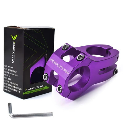 Stem Bicicleta Mtb  9 Cm - Violeta