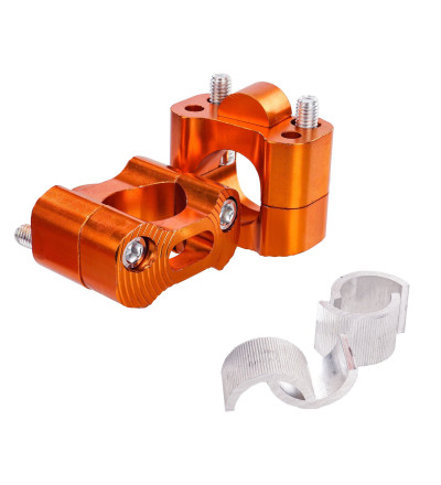 Elevador para manubrio 22/28mm - naranja