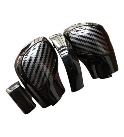 Embellecedores Pomo Palanca De Cambios Dsg Volkswagen - Simil Carbono