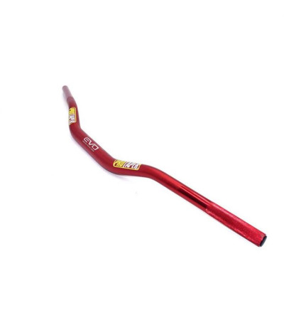 Manubrio 28mm aluminio 6mm de espesor - Rojo