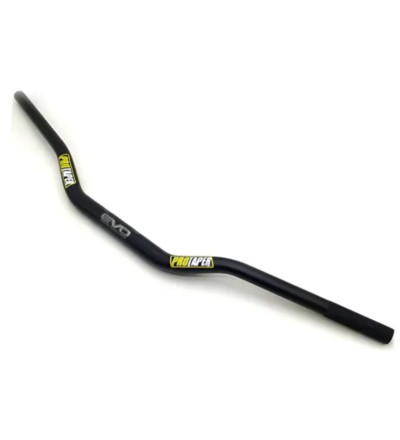 Manubrio 28mm aluminio 6mm de espesor - Negro