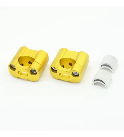 Elevador para manubrio 22/28mm - Dorado